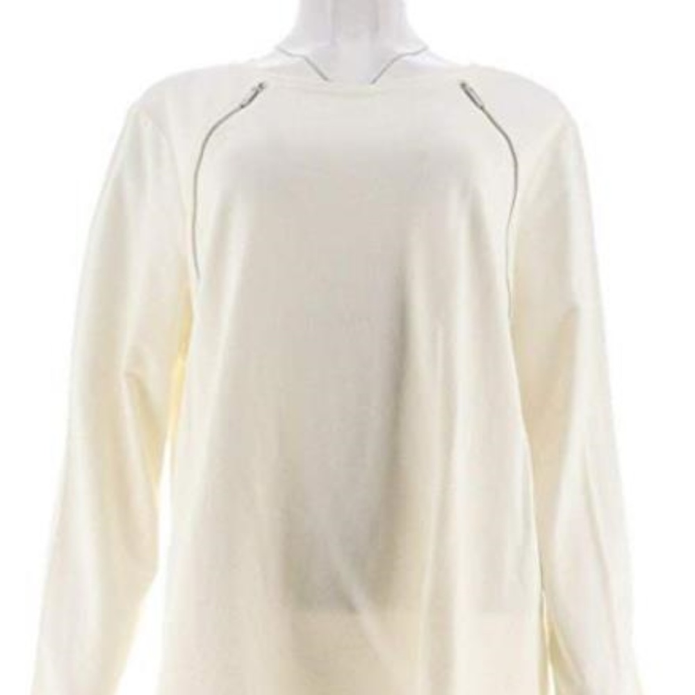 French Terry Tunic with Zipper
